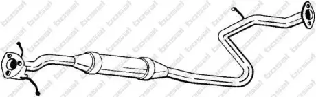 Глушитель доп. алюм. (резонатор) для а/м Hyundai Accent I (94-) BOSAL 285259