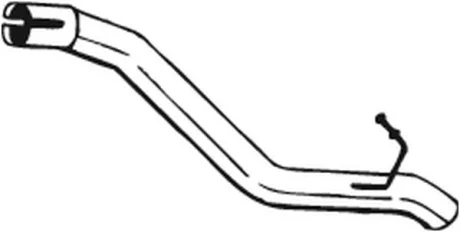 Труба вихлопна Volvo S40 04-12, V50 04-12 BOSAL 750235