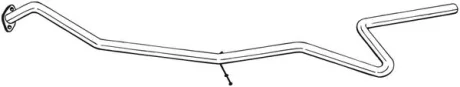 Труба выхлопная FORD FUSION 02-04 BOSAL 965375