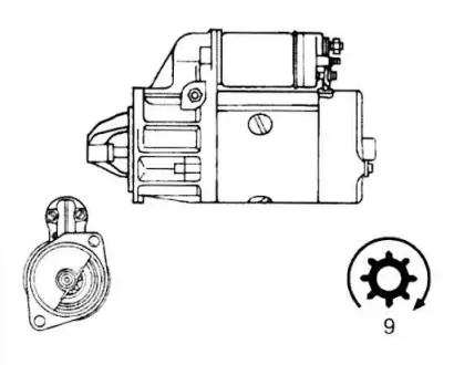 Стартер BOSCH 0001311101