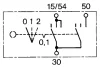 Замок запалювання (2 ключі в комплекті) BOSCH 0342311007 (фото 5)