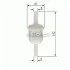 Fuel filter, In-line. Фильтр топливный, проточный BOSCH 0450904149 (фото 1)