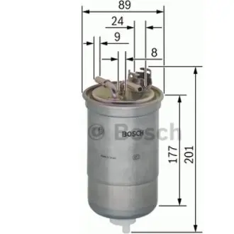 Fuel filter, In-line. Фильтр топливный, проточный BOSCH 0450906288