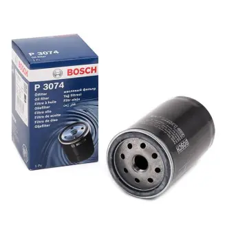 Oil filter, Spin-On. Фильтр масляный, накручиваемый BOSCH 0451103074