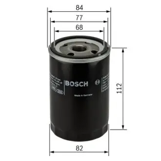 Oil filter, Spin-On. Фильтр масляный, накручиваемый BOSCH 0451103266