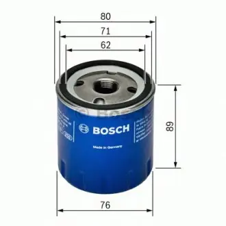 Фильтр масляный, накручиваемый. Фільтр масляний, накручуваний. Oil filter, Spin-On BOSCH 0451103355