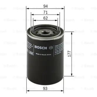 Oil filter, Spin-On. Фильтр масляный, накручиваемый BOSCH 0451105188