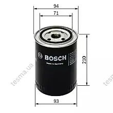 Oil filter, Spin-On. Фильтр масляный, накручиваемый BOSCH 0451203081 (фото 1)