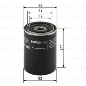 Фильтр масляный, накручиваемый. Фільтр масляний, накручуваний. Oil filter, Spin-On BOSCH 0451203220