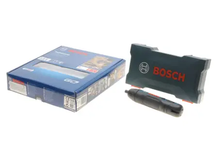 Шуруповерт акумуляторний Bosch GO (0.2-5 Nm/3.6V) 0–360 об./Макс = 5мм (+ кейс) знято з постачання BOSCH 0 601 9H2 103