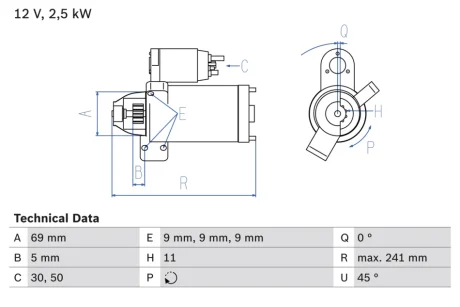 Автозапчасть BOSCH 0986022020
