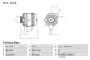 Alternator. Генератор BOSCH 0986039250 (фото 1)