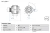 Генератор BOSCH 0986049101 (фото 1)