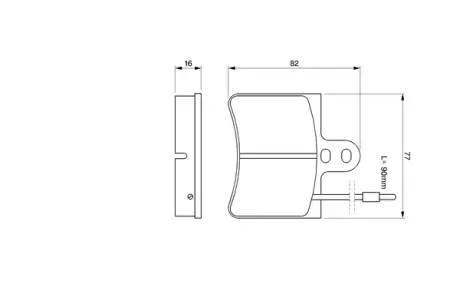Колодки гальмівні, комплект BOSCH 0986424026
