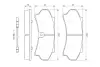 Колодки гальмівні, комплект BOSCH 0986424046 (фото 1)