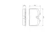 Колодки тормозные, комплект BOSCH 0986424103 (фото 1)