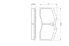 Колодки тормозные, комплект BOSCH 0986424119 (фото 1)