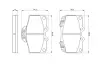 Колодки тормозные, комплект BOSCH 0986424269 (фото 1)