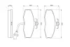 Колодки тормозные, комплект BOSCH 0986424381 (фото 1)
