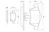 Колодки гальмівні, комплект BOSCH 0986424402 (фото 1)