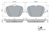 Комплект гальмівних колодок задн, MERCEDES CLS (C257), E (A238), E ALL-TERRAIN (S213), E (C238), E T-MODEL (S213), E (W213), EQC (N293), GLC (C253), GLC (X253) 2.0DH-Electric 06.16- BOSCH 0986424858 (фото 5)