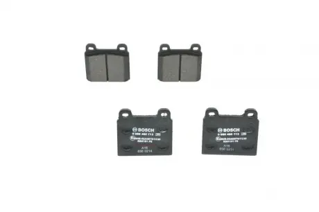 Комплект тормозных колодок, дисковый тормоз BOSCH 0986460113
