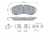 Комплект гальмівних колодок задн, MAN TGE VW CRAFTER, GRAND CALIFORNIA CAMPER 2.0D/Electric 09.16- BOSCH 0986460115 (фото 1)