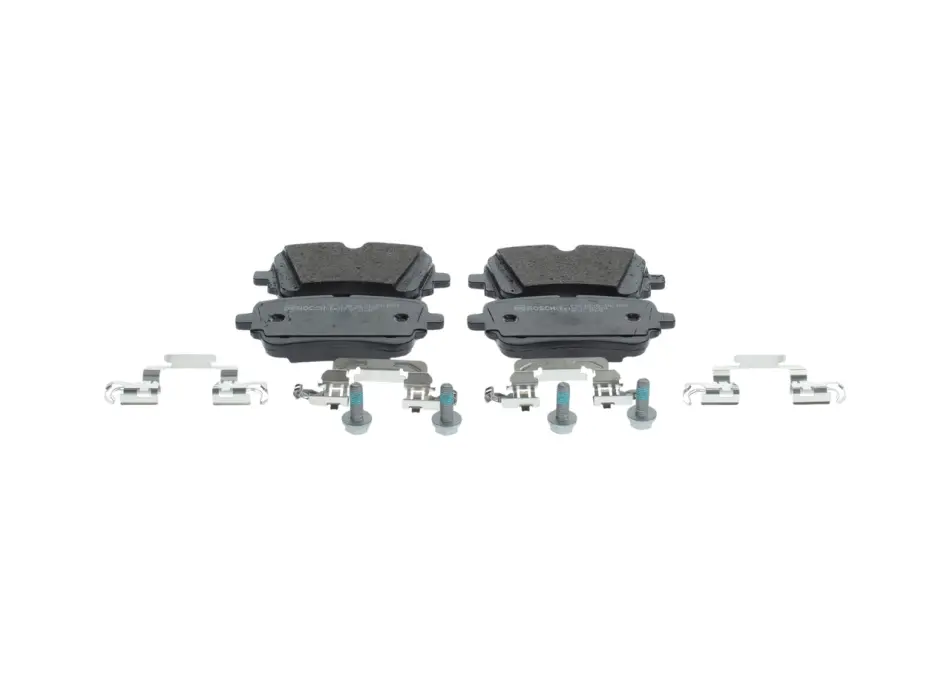 Комплект гальмівних колодок задн, AUDI A5, A6 ALLROAD C8, A6 C8, A7, A8 D5, E-TRON, Q7, Q8, Q8 E-TRON VW TOUAREG 2.0-Electric 01.15- BOSCH 0986460173 (фото 1)