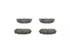 Комплект тормозных колодок, дисковый тормоз BOSCH 0986460736 (фото 2)