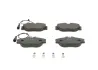 Комплект тормозных колодок, дисковый тормоз BOSCH 0986460942 (фото 1)