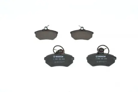 Комплект тормозных колодок, дисковый тормоз BOSCH 0986460948