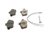 Комплект тормозных колодок, дисковый тормоз BOSCH 0986460957 (фото 4)