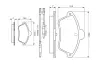 Комплект тормозных колодок, дисковый тормоз BOSCH 0986460957 (фото 5)