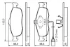 Комплект тормозных колодок, дисковый тормоз BOSCH 0986460971 (фото 5)