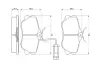 Комплект тормозных колодок, дисковый тормоз BOSCH 0986460973 (фото 5)