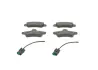 Комплект тормозных колодок, дисковый тормоз BOSCH 0986460991 (фото 1)