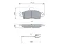 Комплект тормозных колодок, дисковый тормоз BOSCH 0986460991 (фото 5)