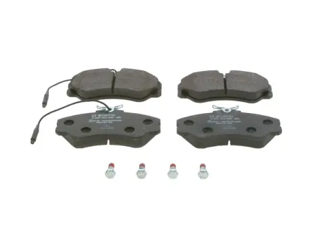 Комплект тормозных колодок, дисковый тормоз BOSCH 0986460998