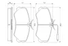 Комплект тормозных колодок, дисковый тормоз BOSCH 0986460998 (фото 5)