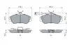 Комплект тормозных колодок, дисковый тормоз BOSCH 0986461115 (фото 4)