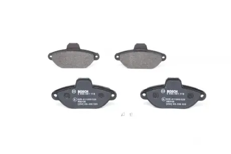 Комплект тормозных колодок, дисковый тормоз BOSCH 0986461119
