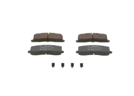 Комплект тормозных колодок, дисковый тормоз BOSCH 0986461140