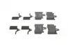 Комплект тормозных колодок, дисковый тормоз BOSCH 0986463890 (фото 4)