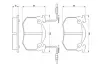 Комплект тормозных колодок, дисковый тормоз BOSCH 0986466311 (фото 1)