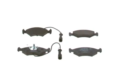 Комплект тормозных колодок, дисковый тормоз BOSCH 0986466403