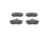 Комплект тормозных колодок, дисковый тормоз BOSCH 0986466698 (фото 1)