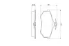 Комплект тормозных колодок, дисковый тормоз BOSCH 0986466698 (фото 3)