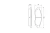 Комплект тормозных колодок, дисковый тормоз BOSCH 0986467311 (фото 1)