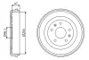 Тормозной барабан BOSCH 0986477193 (фото 1)
