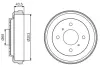 Тормозной барабан BOSCH 0986477198 (фото 1)